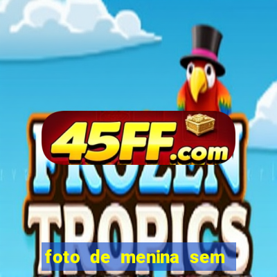 foto de menina sem mostrar o rosto